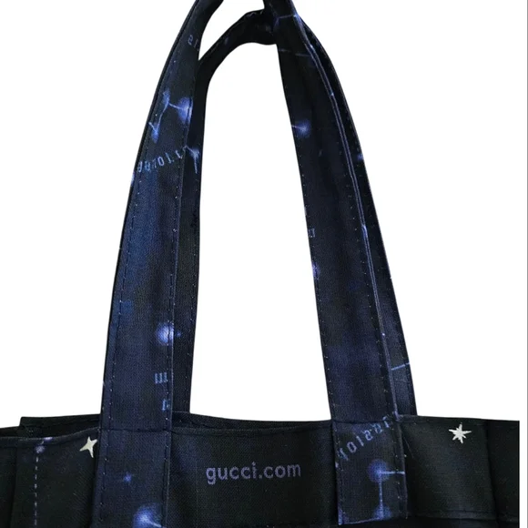 Gucci Limited Edition Blue Celestial Tote Gift Bag Astrology Stars Constellation - Picture 9 of 10